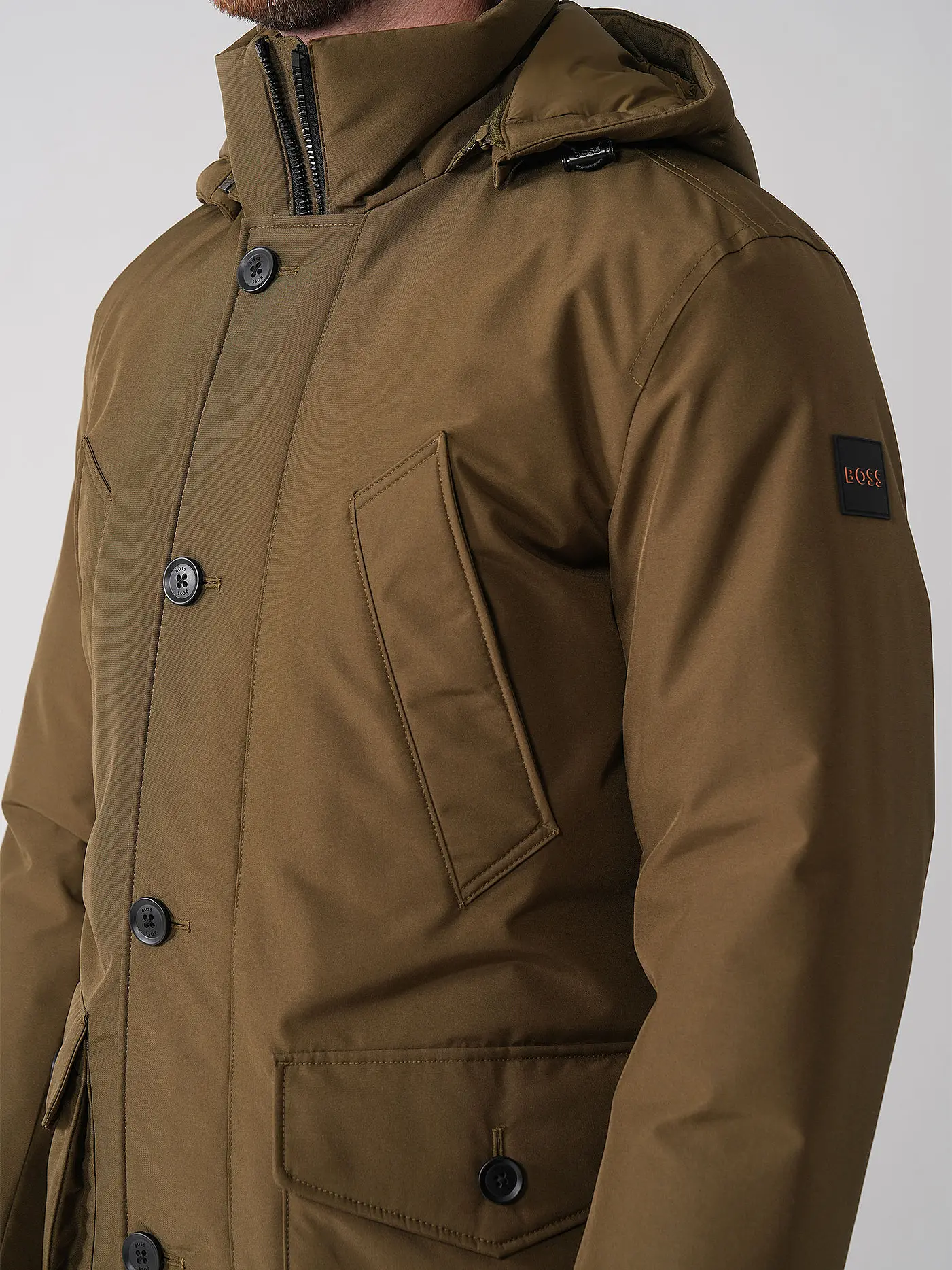 BOSS | Parka OSIASS | olive