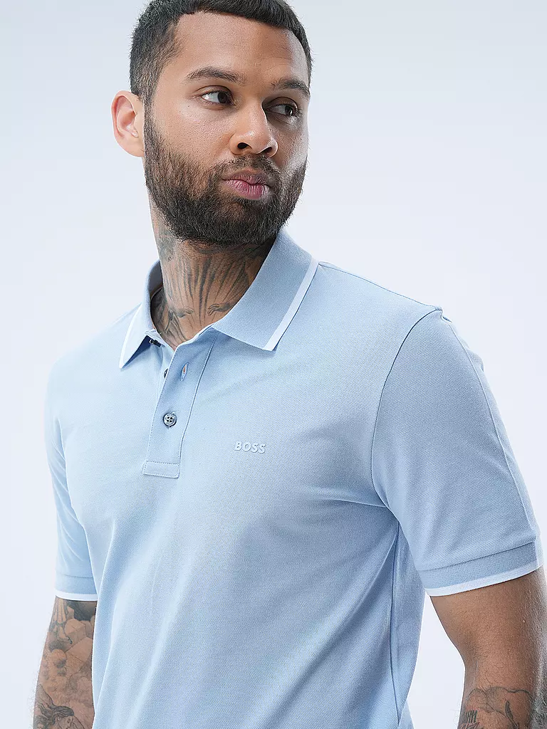 BOSS | Poloshirt PARLAY 190 | hellblau