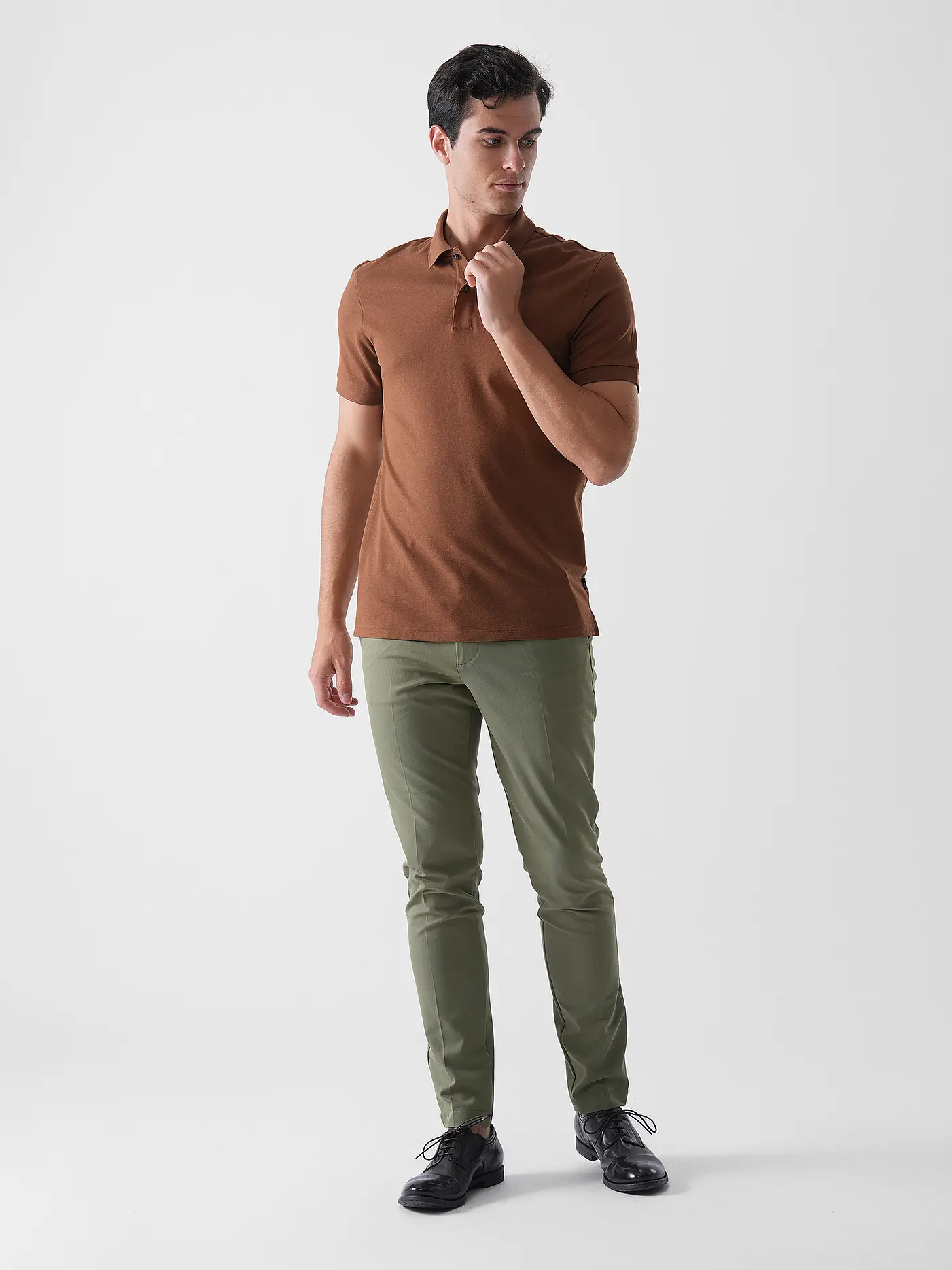 BOSS | Poloshirt Regular Fit PALLAS | braun