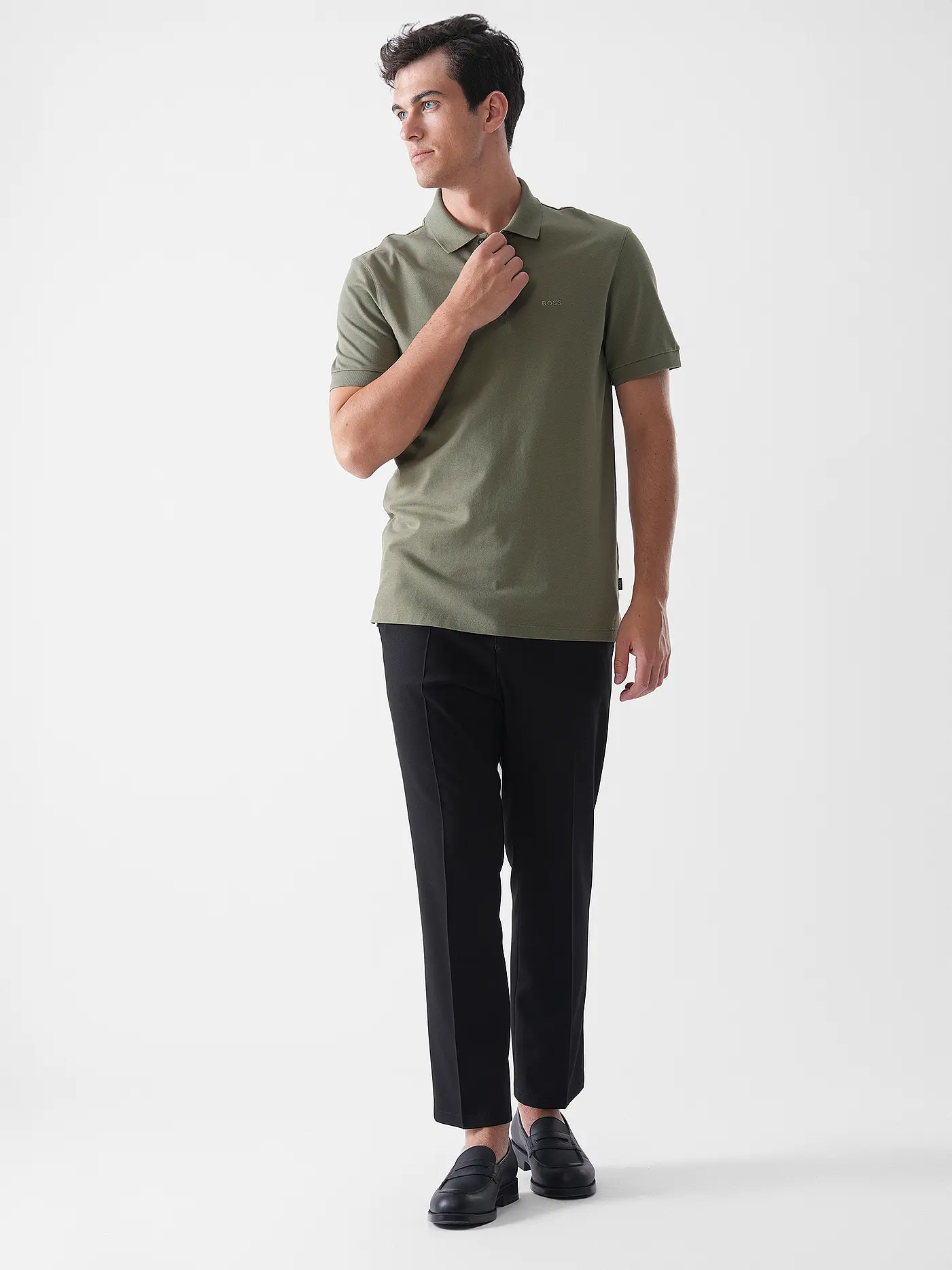 BOSS | Poloshirt Regular Fit PALLAS | olive