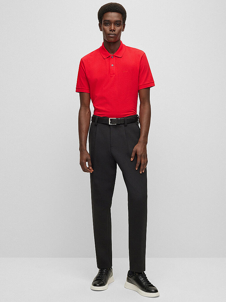 BOSS | Poloshirt Regular Fit Pallas | rot