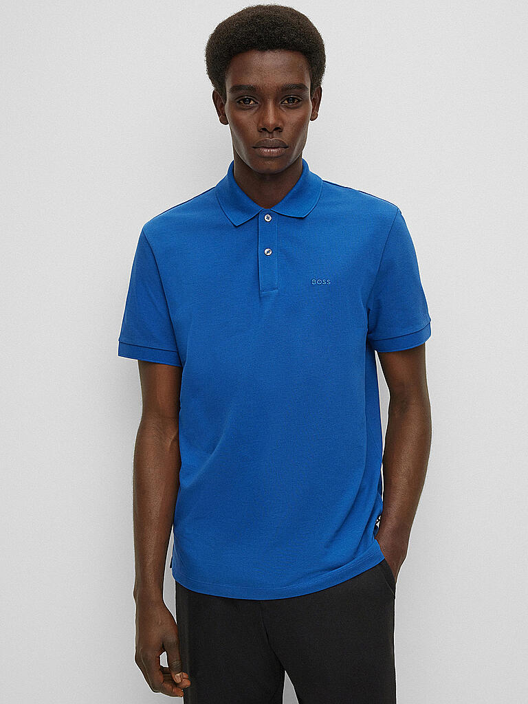 BOSS | Poloshirt Regular Fit Pallas | blau