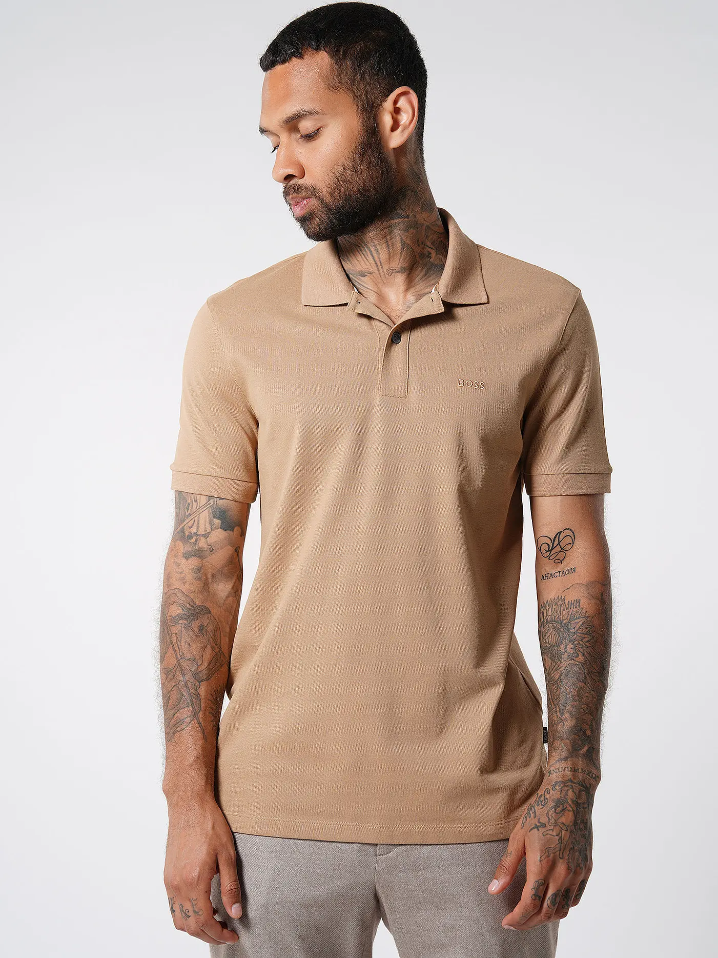 BOSS | Poloshirt Regular Fit PALLAS | beige
