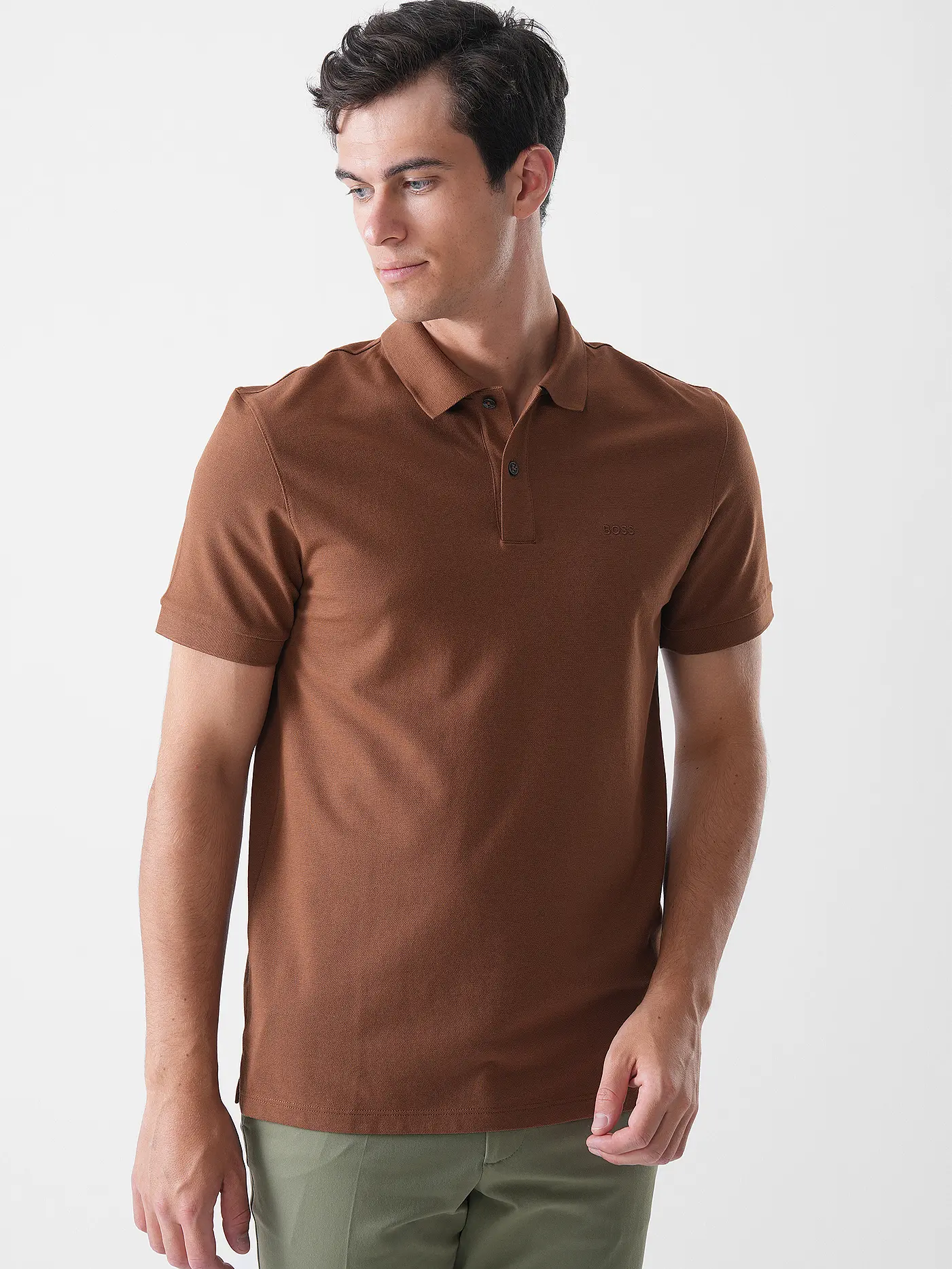 BOSS | Poloshirt Regular Fit PALLAS | braun