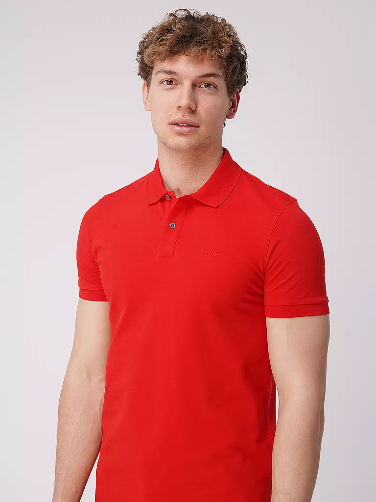 BOSS | Poloshirt Regular Fit PALLAS | rot