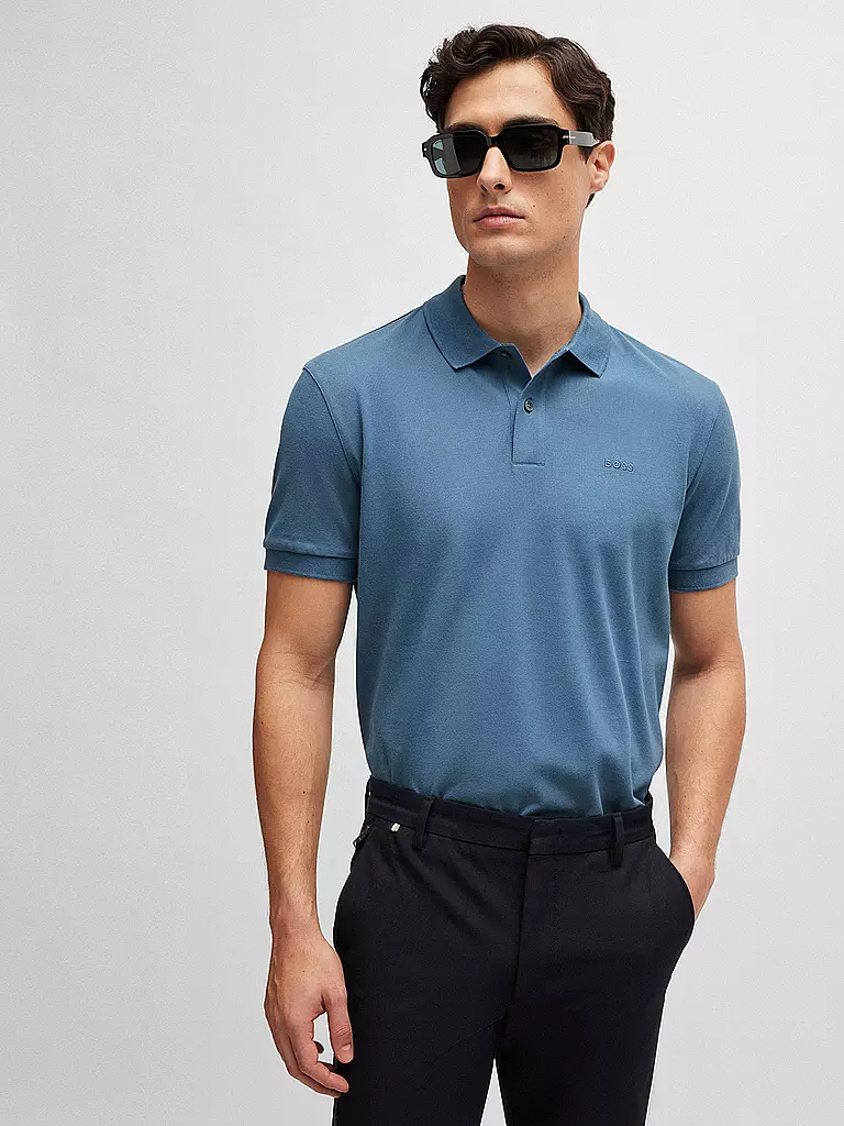 BOSS | Poloshirt Regular Fit PALLAS | hellblau