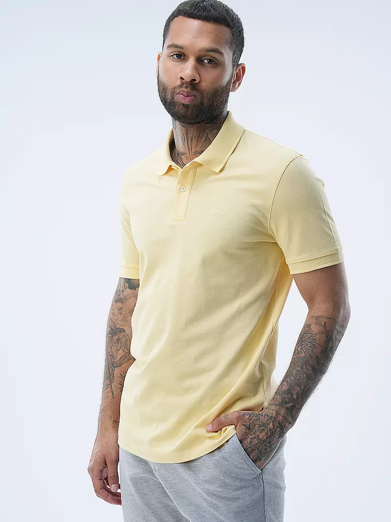 BOSS | Poloshirt Regular Fit PALLAS | gelb