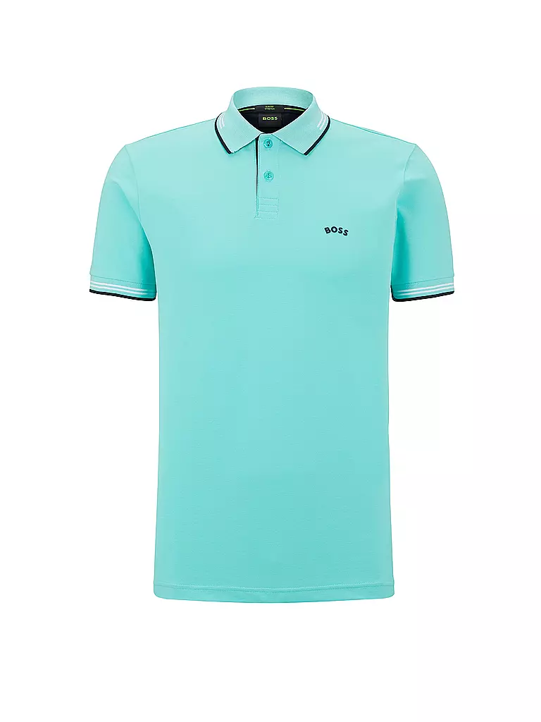 BOSS | Poloshirt Slim Fit PAUL CURVED | hellgrün