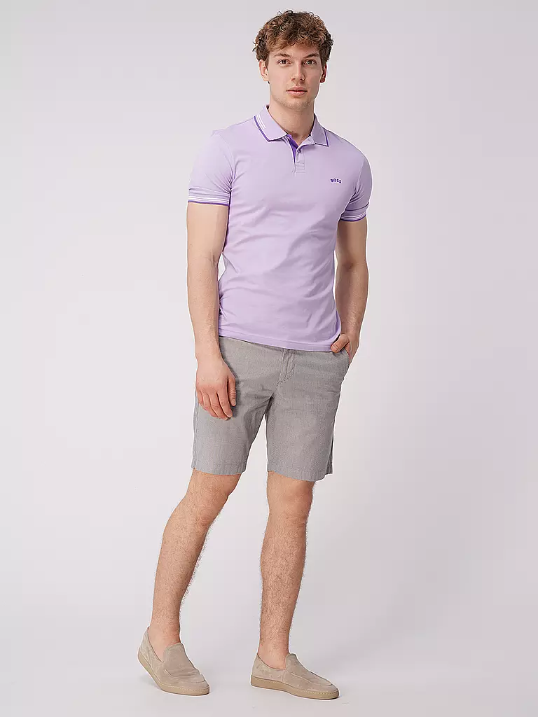 BOSS | Poloshirt Slim Fit PAUL CURVED | lila