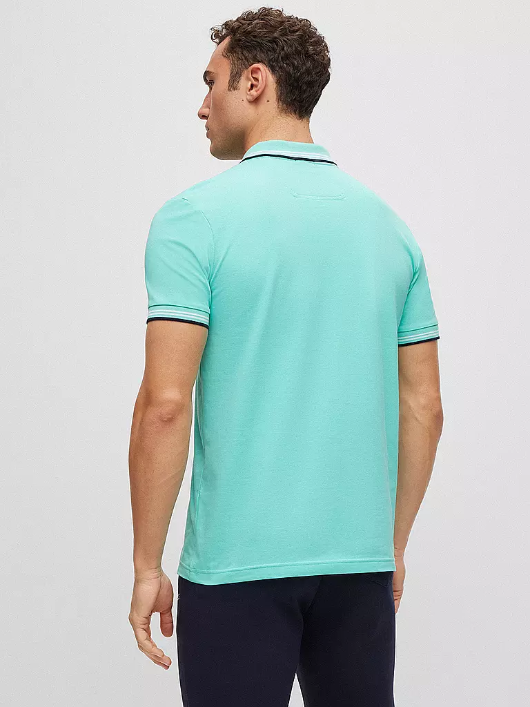 BOSS | Poloshirt Slim Fit PAUL CURVED | hellgrün