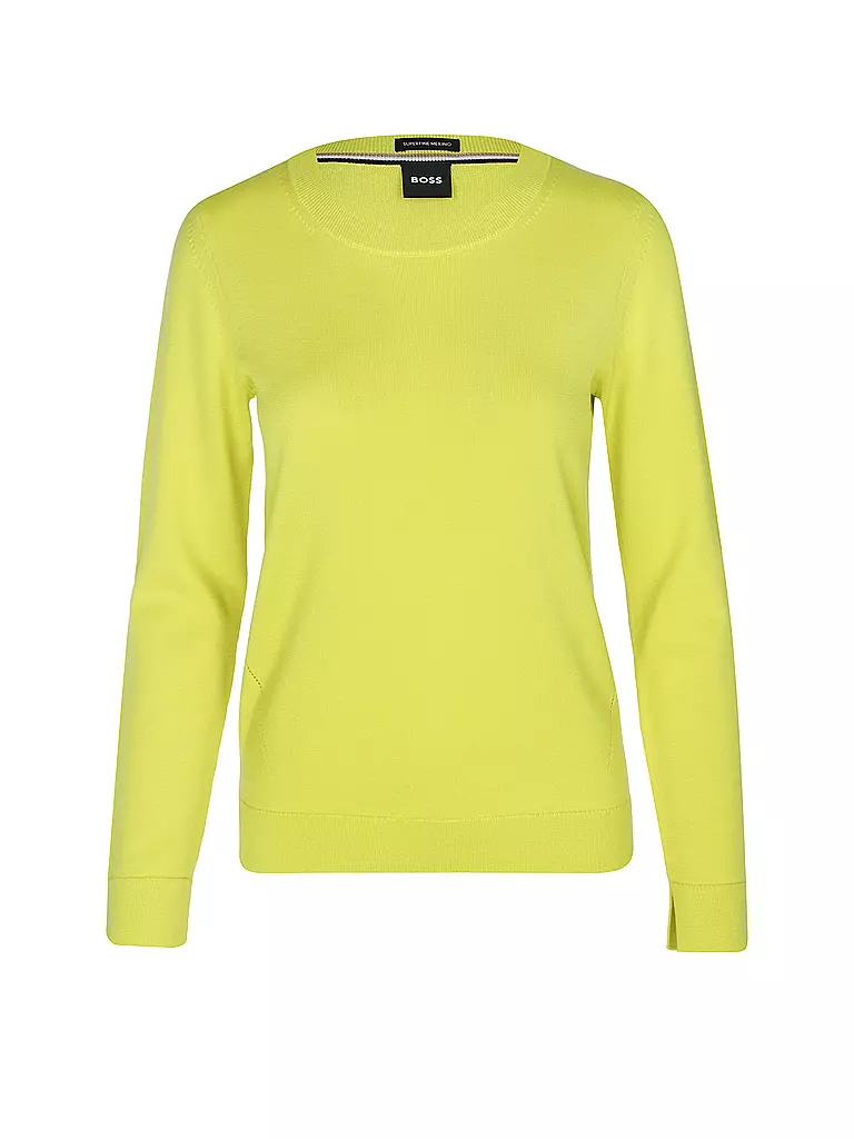 BOSS | Pullover FEGANSI | gelb