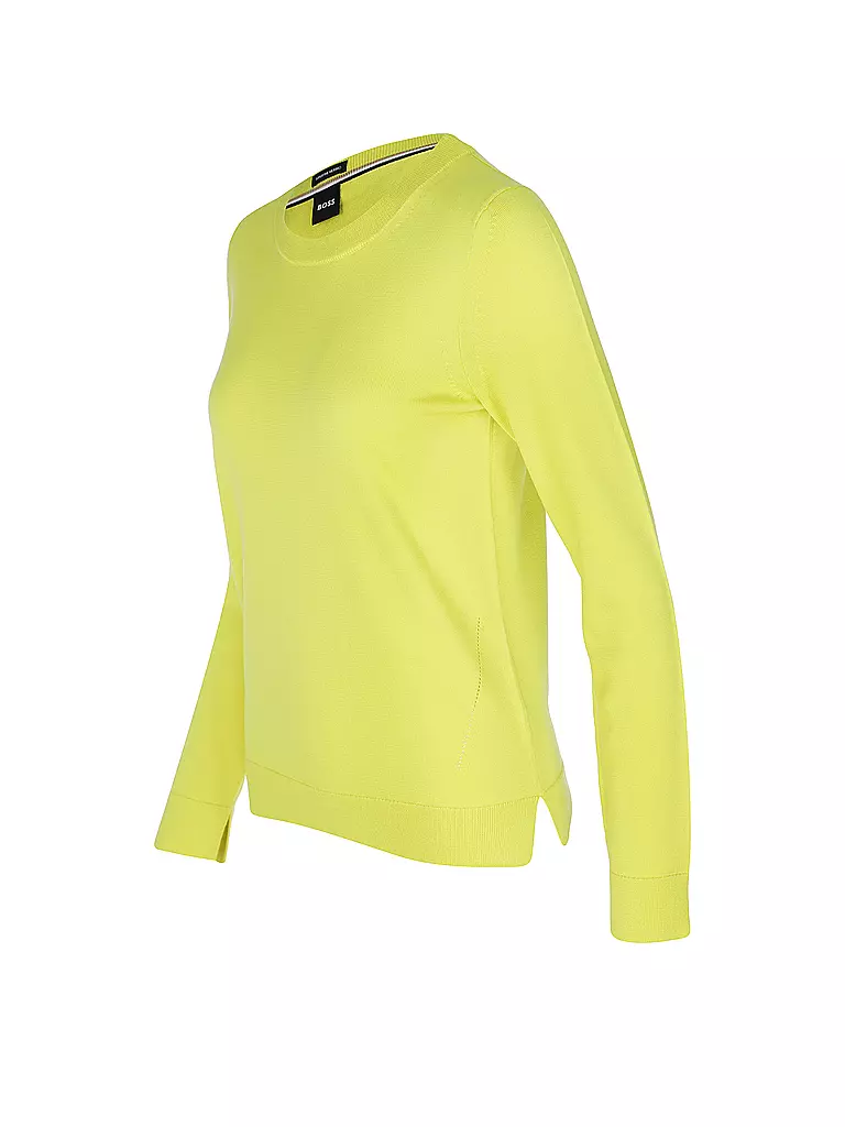 BOSS | Pullover FEGANSI | gelb