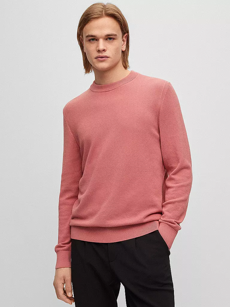 BOSS | Pullover Regular Fit ECAIO | rosa
