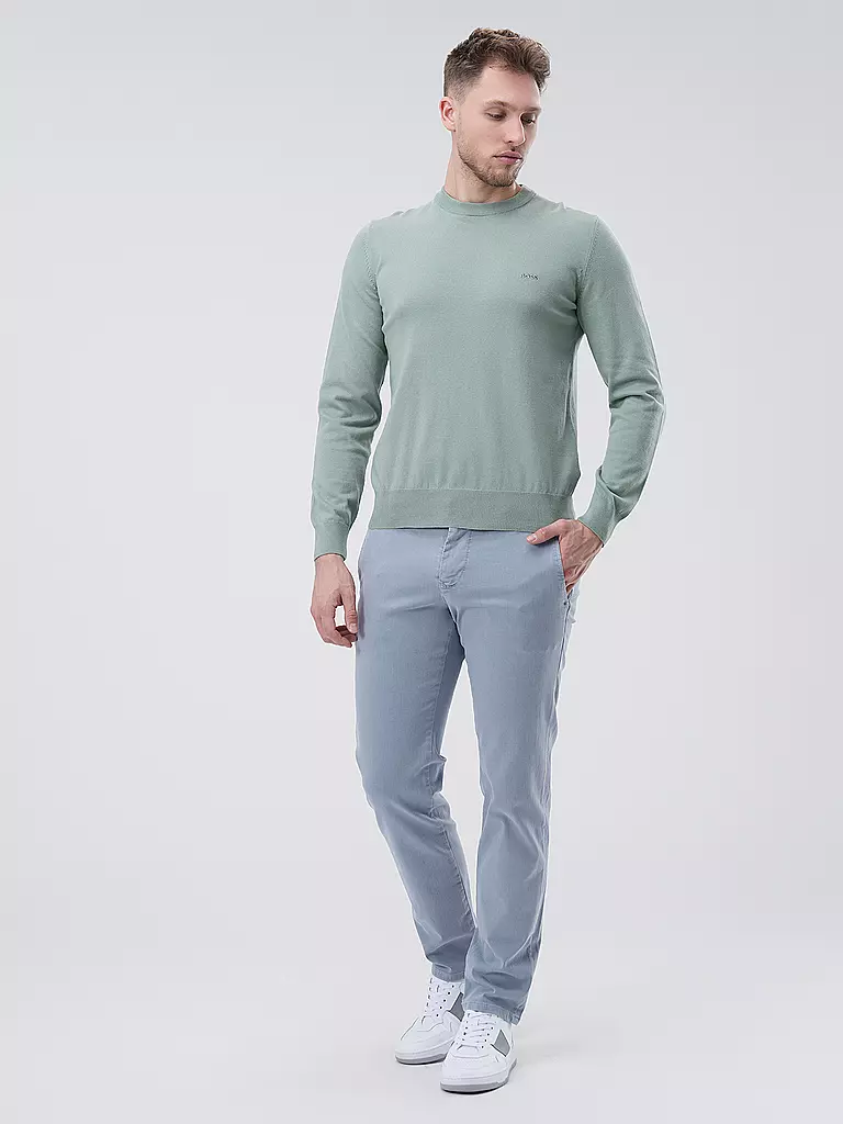 BOSS | Pullover Regular Fit PACAS-L  | Hellgrün