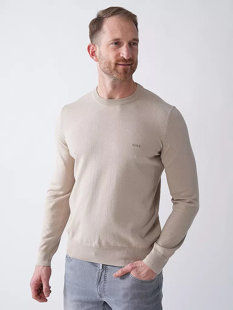 BOSS | Pullover Regular Fit PACAS-L | beige