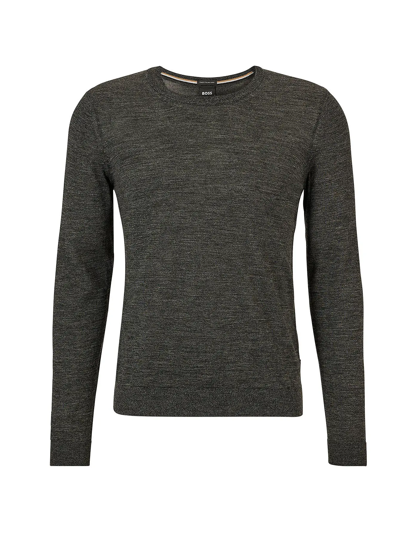 BOSS | Pullover Slim Fit LENO-P | grau