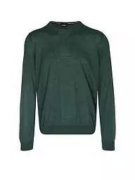 BOSS | Pullover Slim Fit LENO-P | Dunkelgrün