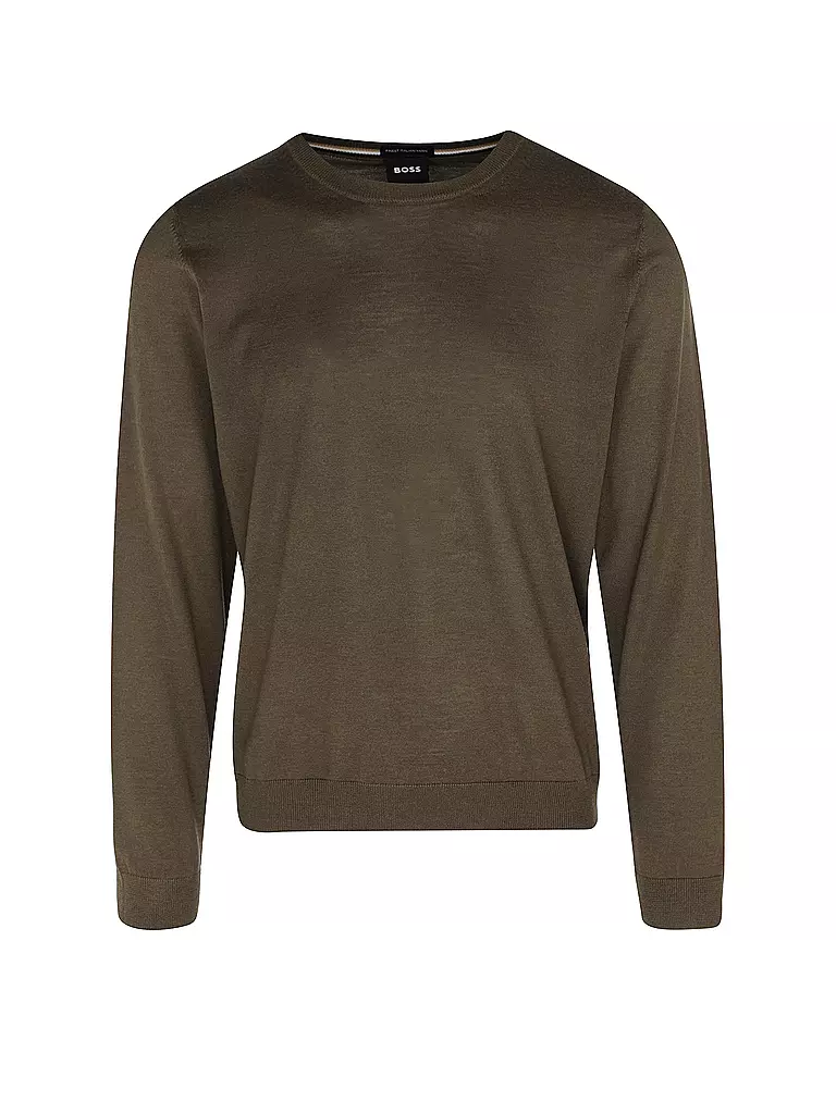 BOSS | Pullover Slim Fit LENO-P | olive