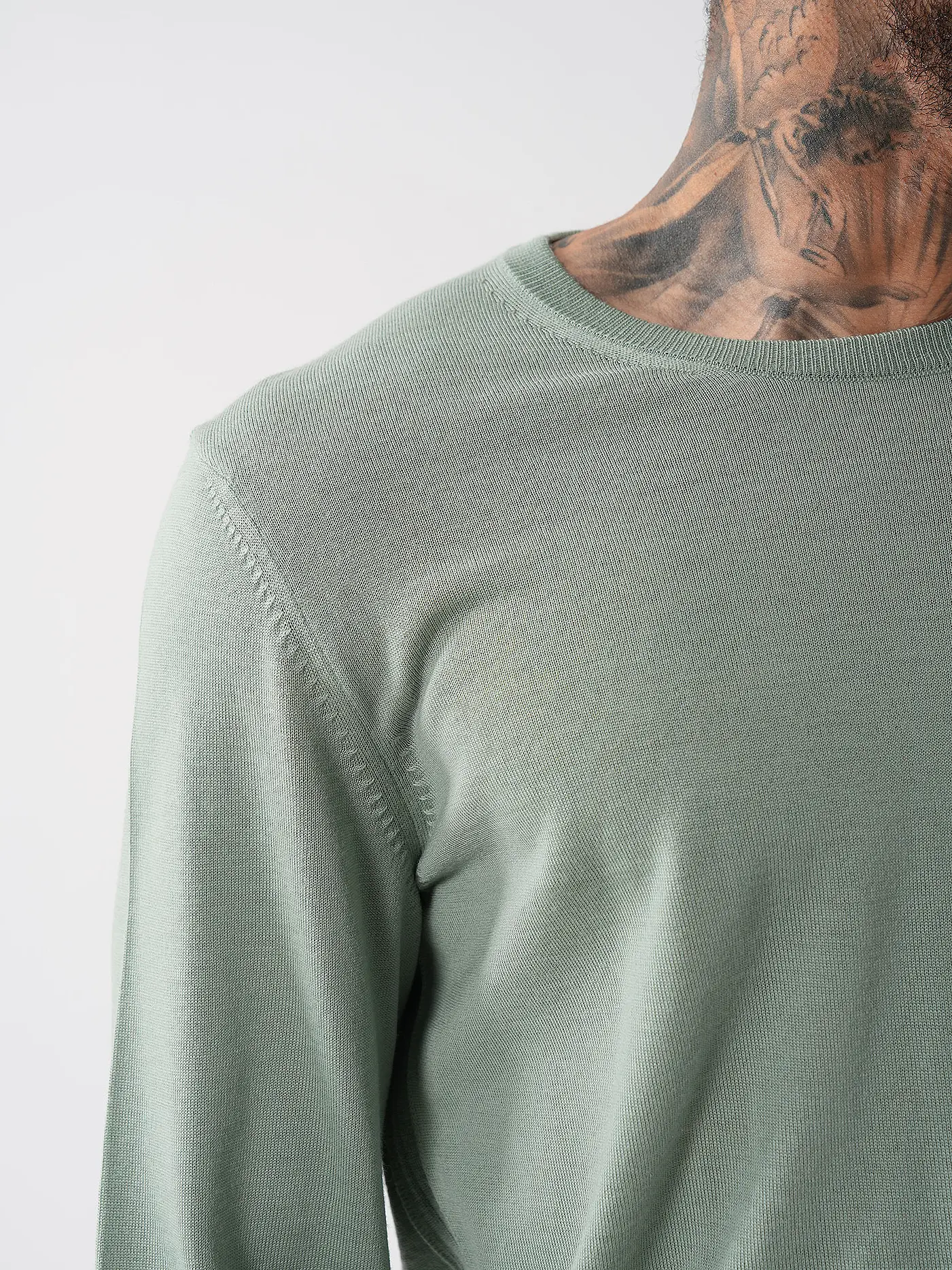 BOSS | Pullover Slim Fit LENO-P | hellgrün