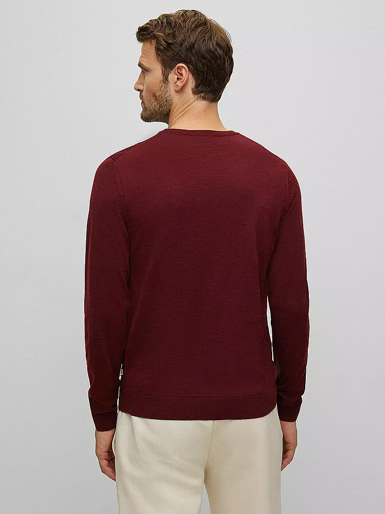 BOSS | Pullover Slim Fit LENO-P | rot