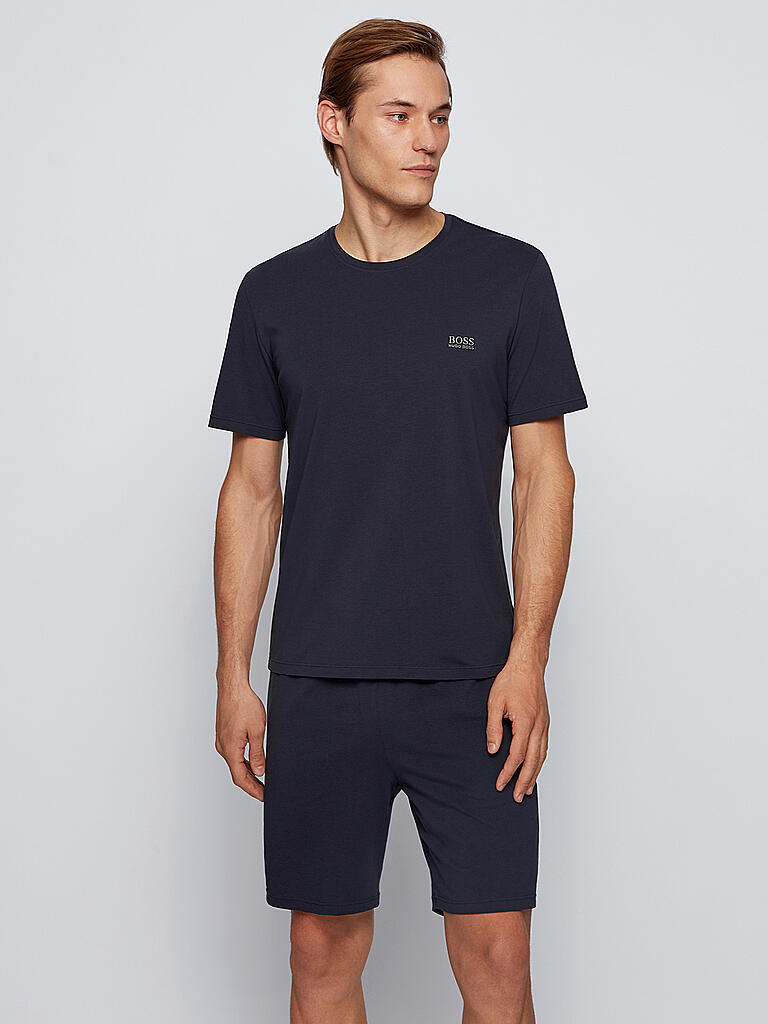 BOSS | Pyjama Shirt Mix and Match | blau