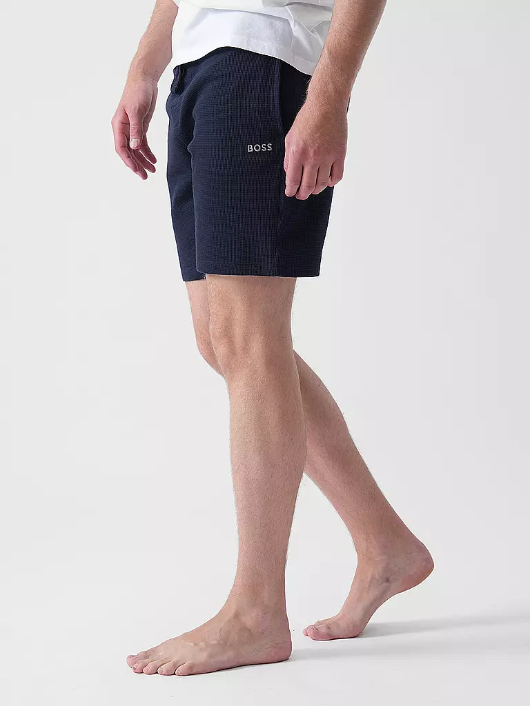 BOSS | Pyjamahose - Shorts | dunkelblau