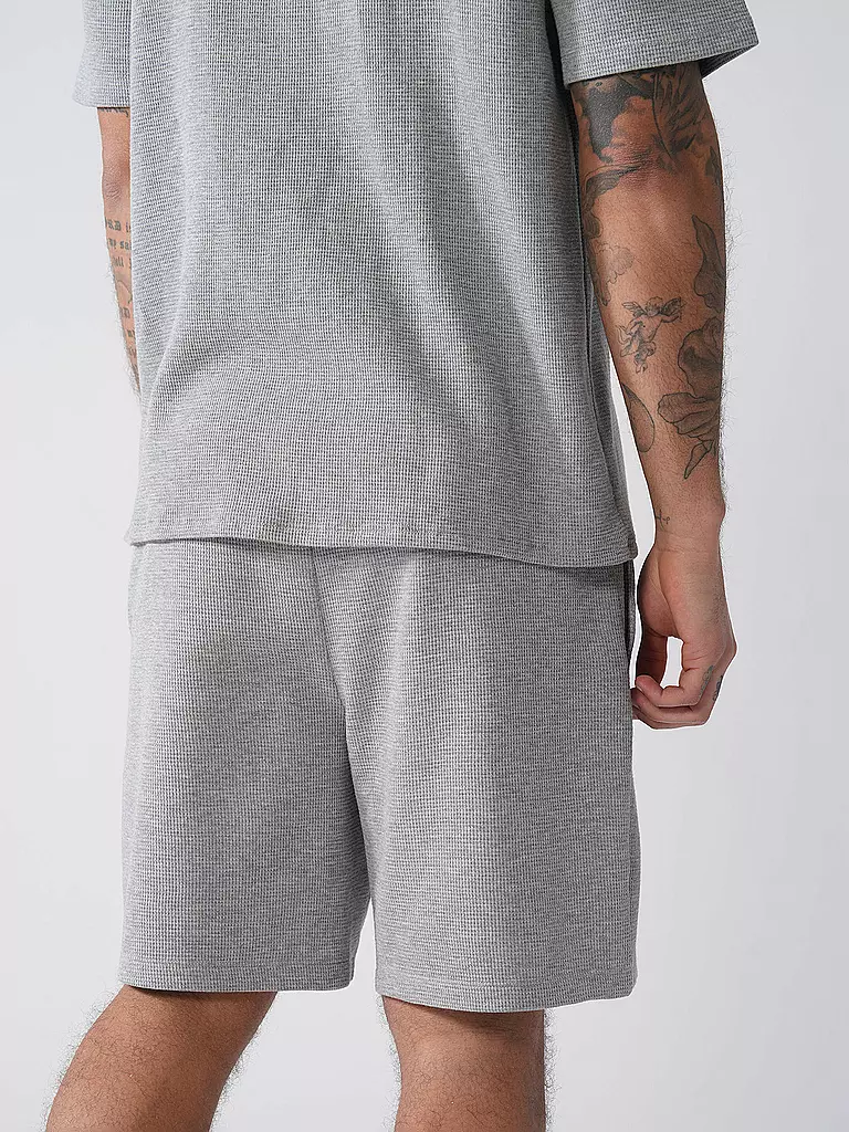 BOSS | Pyjamahose - Shorts | weiss