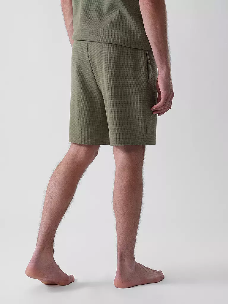 BOSS | Pyjamahose - Shorts | hellblau