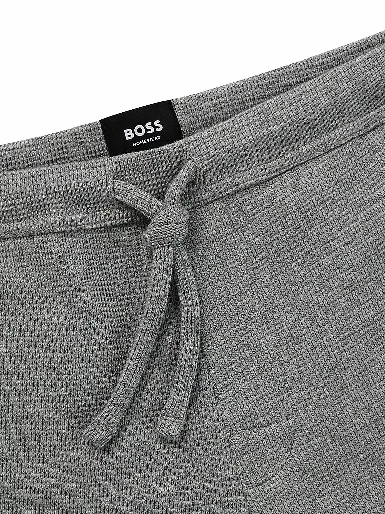 BOSS | Pyjamahose - Shorts | weiss