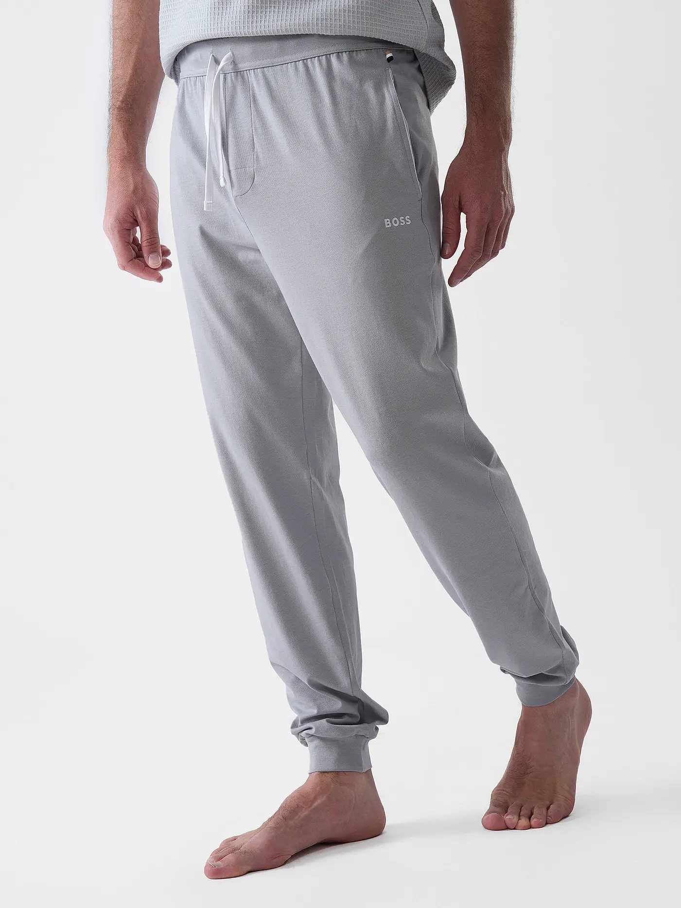 BOSS | Pyjamahose | hellgrau