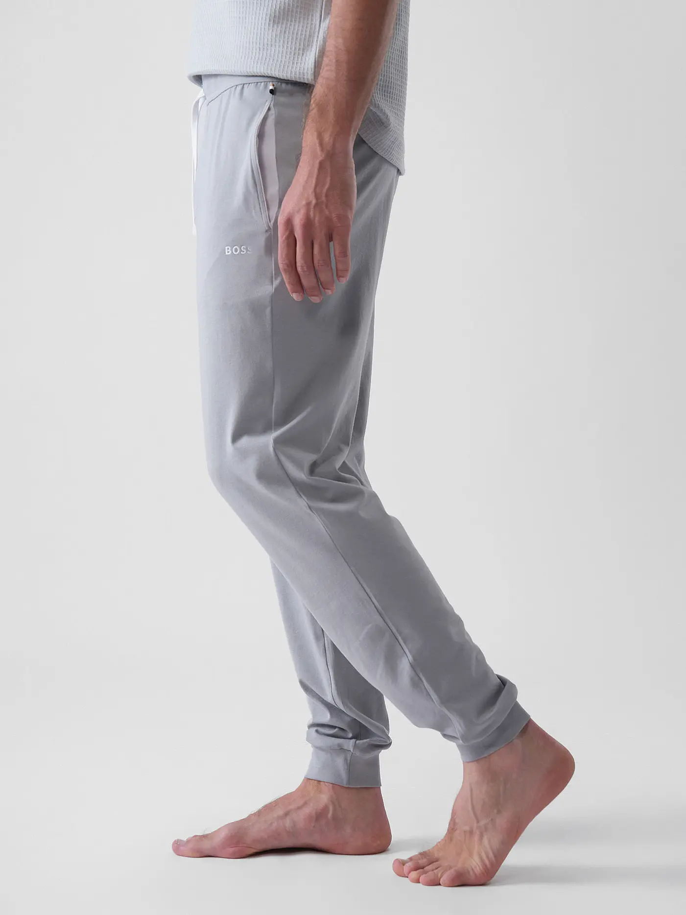 BOSS | Pyjamahose | hellgrau