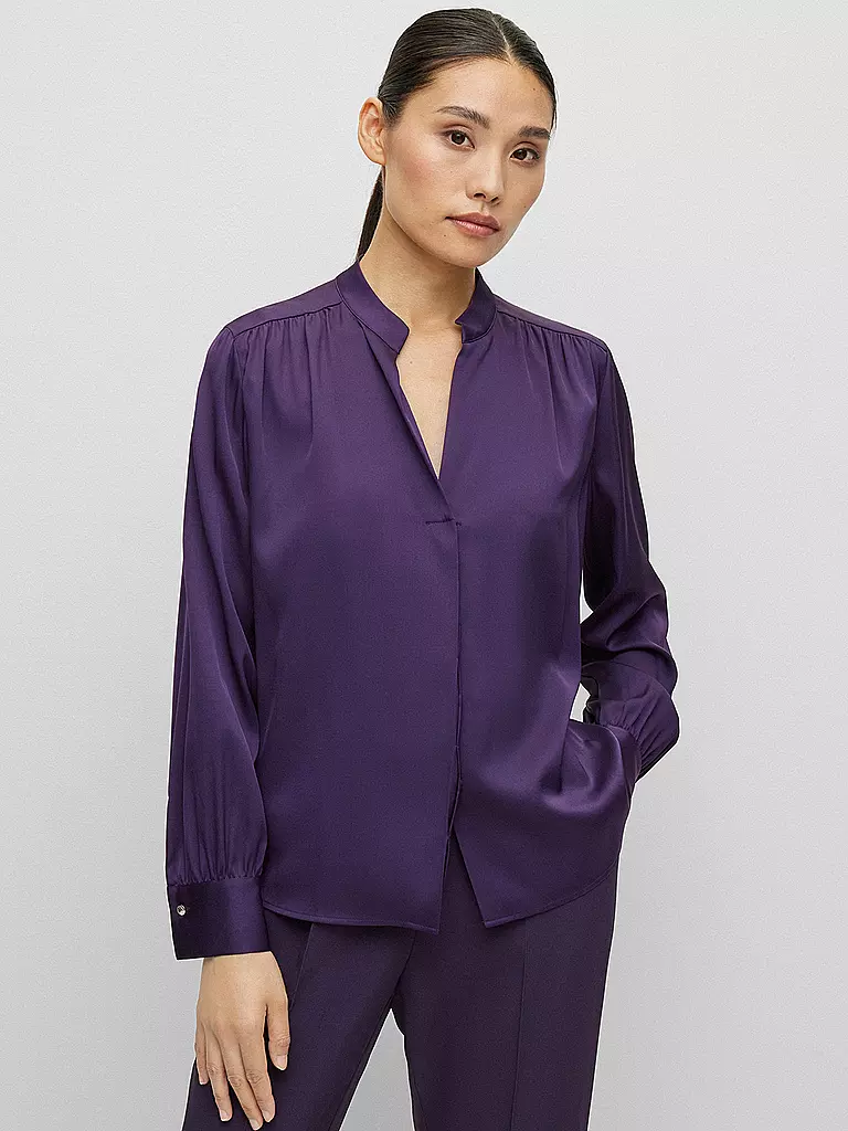 BOSS | Seidenbluse BANDORA | lila