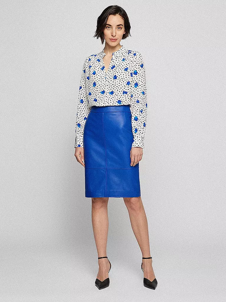 BOSS | Seidenbluse Banora 15 | blau