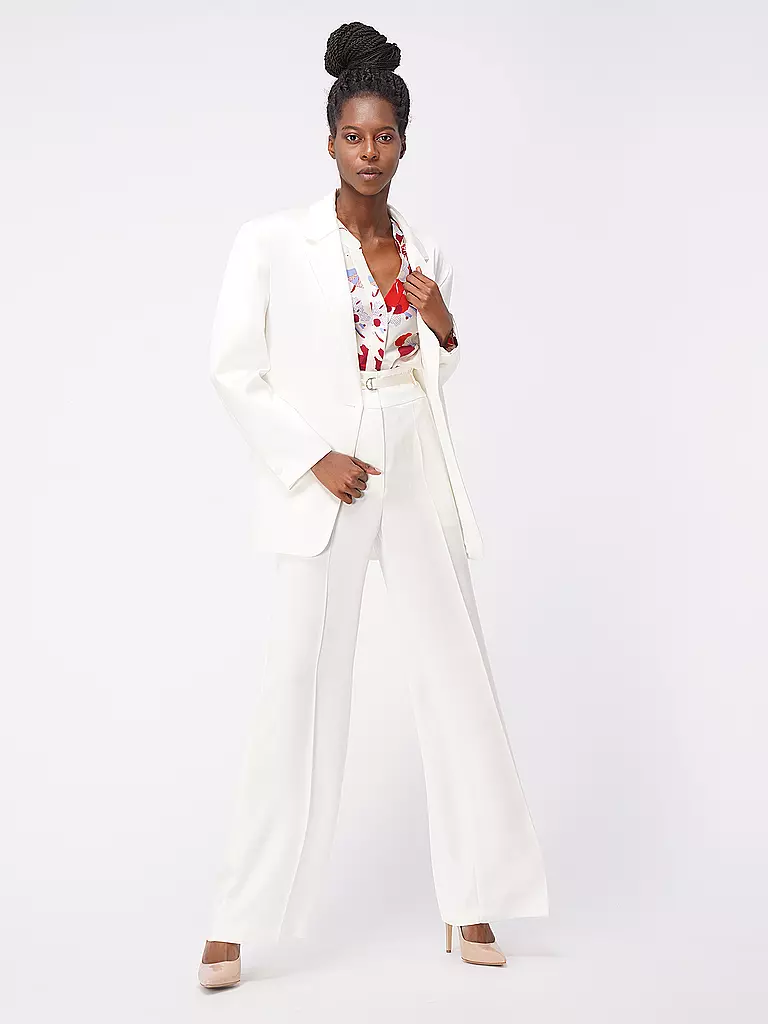 BOSS | Seidenbluse Regular Fit BIWALA | weiss