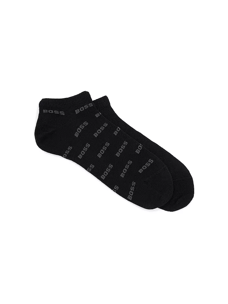 BOSS | Sneaker Socken 2er Pkg. black  | schwarz