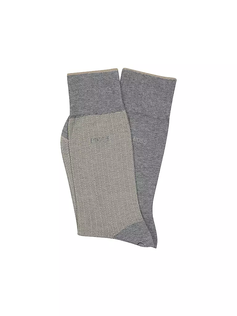 BOSS | Socken 2-er Pkg medium grey | grau