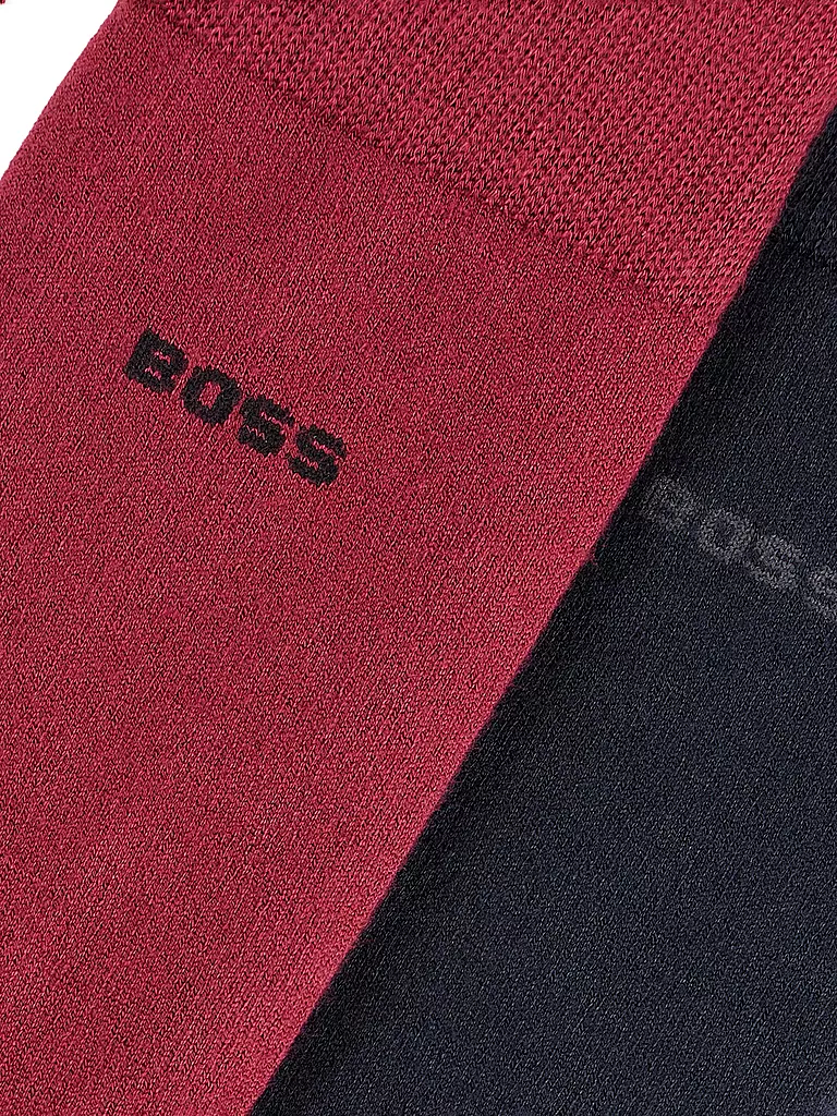 BOSS | Socken 2-er Pkg. dark red | dunkelblau