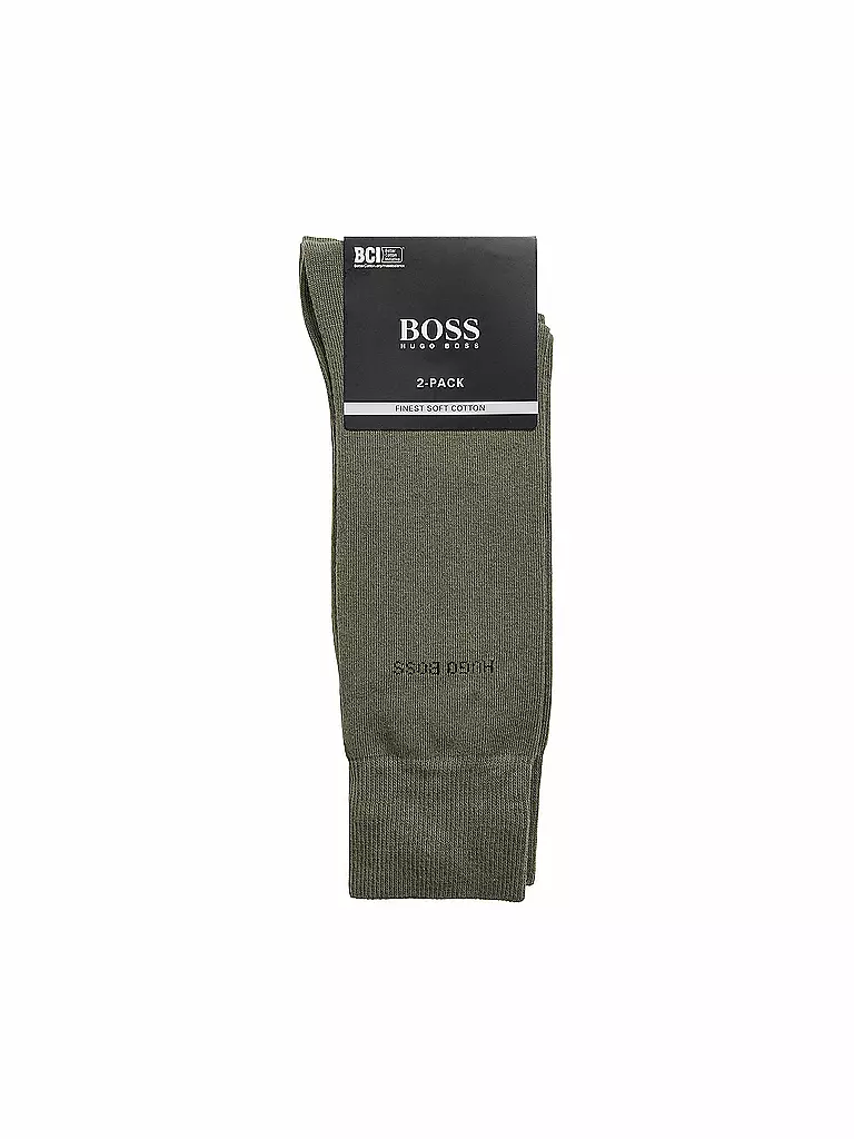 BOSS | Socken 2-er Pkg. open green | grün