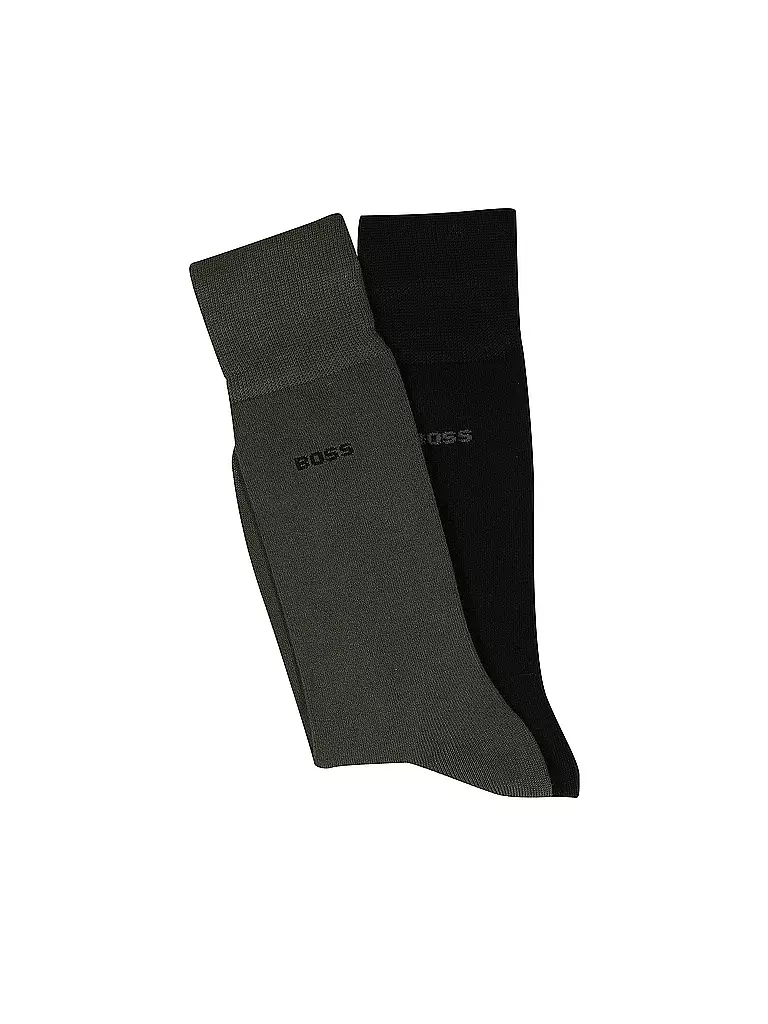 BOSS | Socken 2-er Pkg. open green | olive
