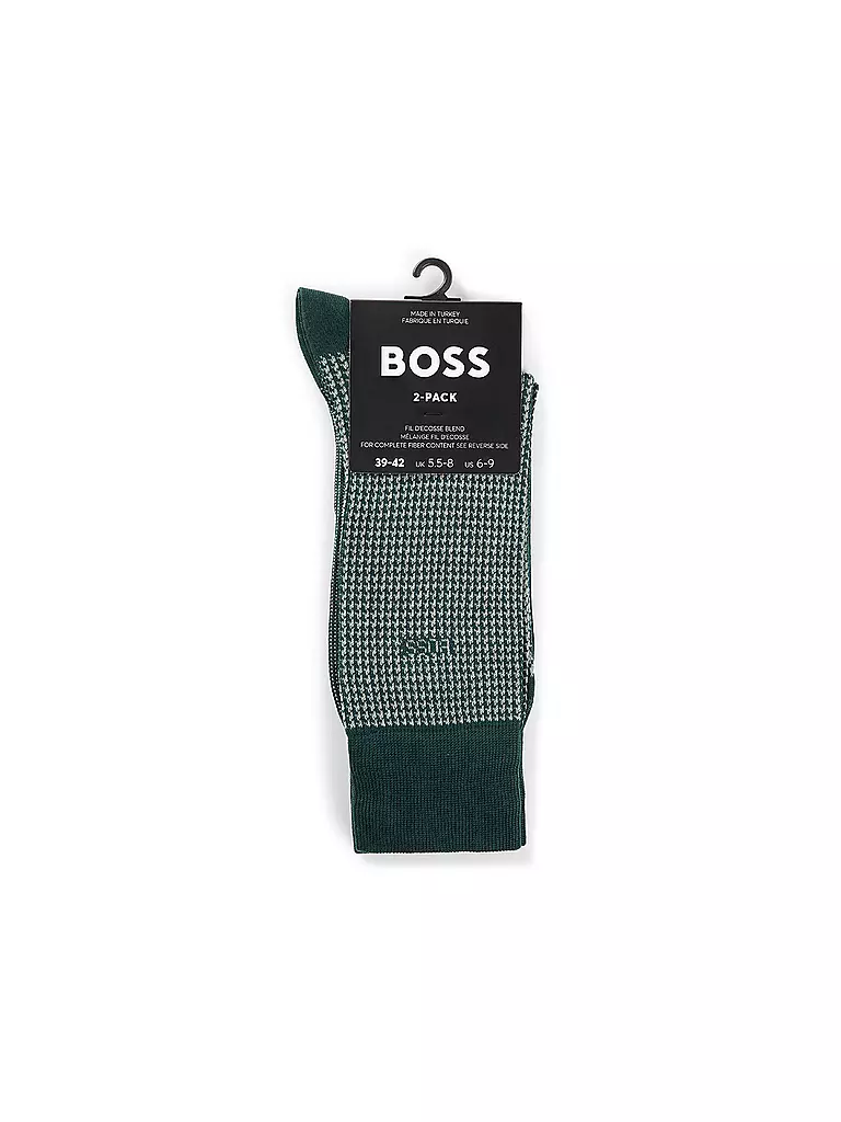 BOSS | Socken 2er Pkg. green | dunkelgrün