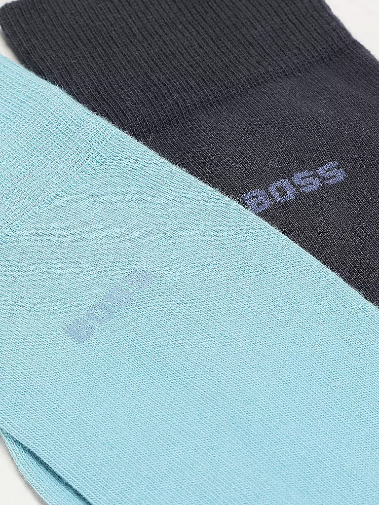 BOSS | Socken 2er Pkg. turquoise / aqua | blau