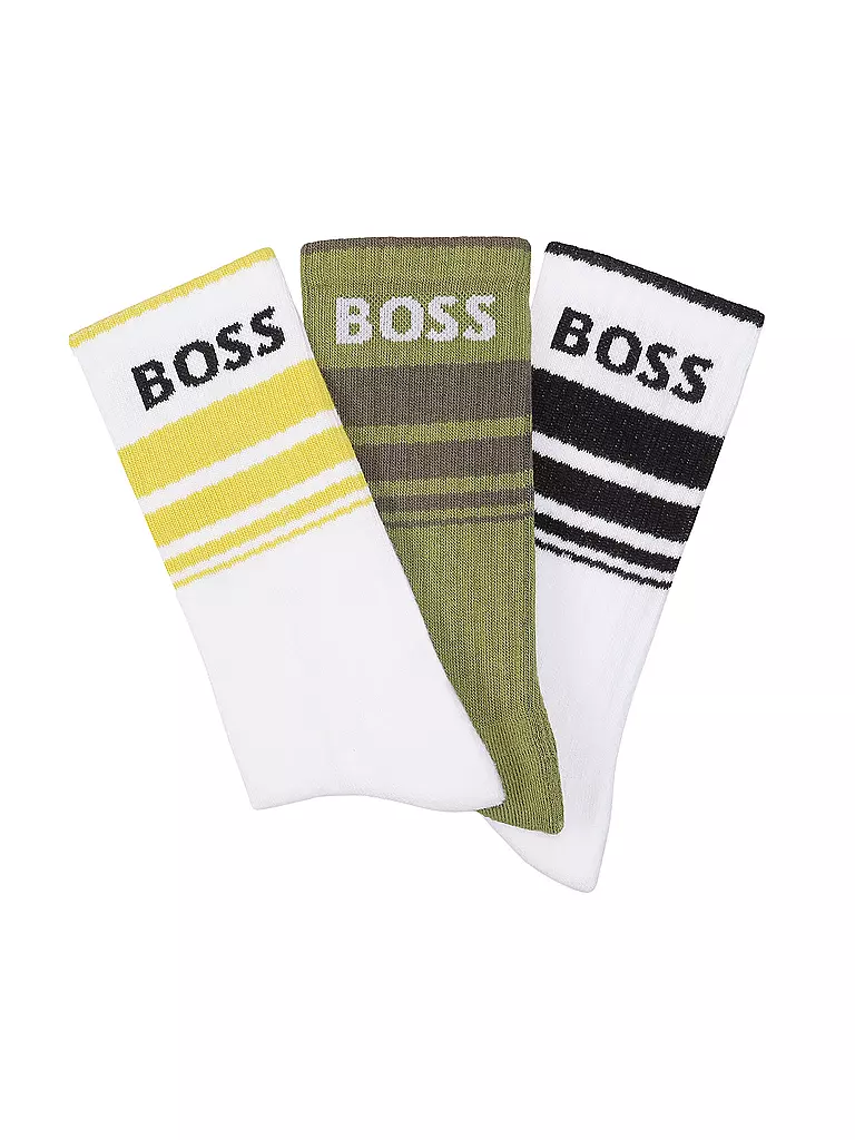 BOSS | Socken 3er Pkg open miscellaneous | olive