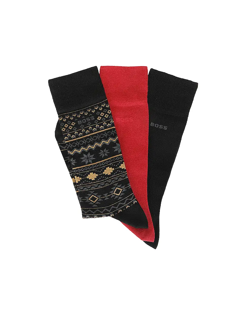 BOSS | Socken 3er Pkg. open miscellaneous | schwarz