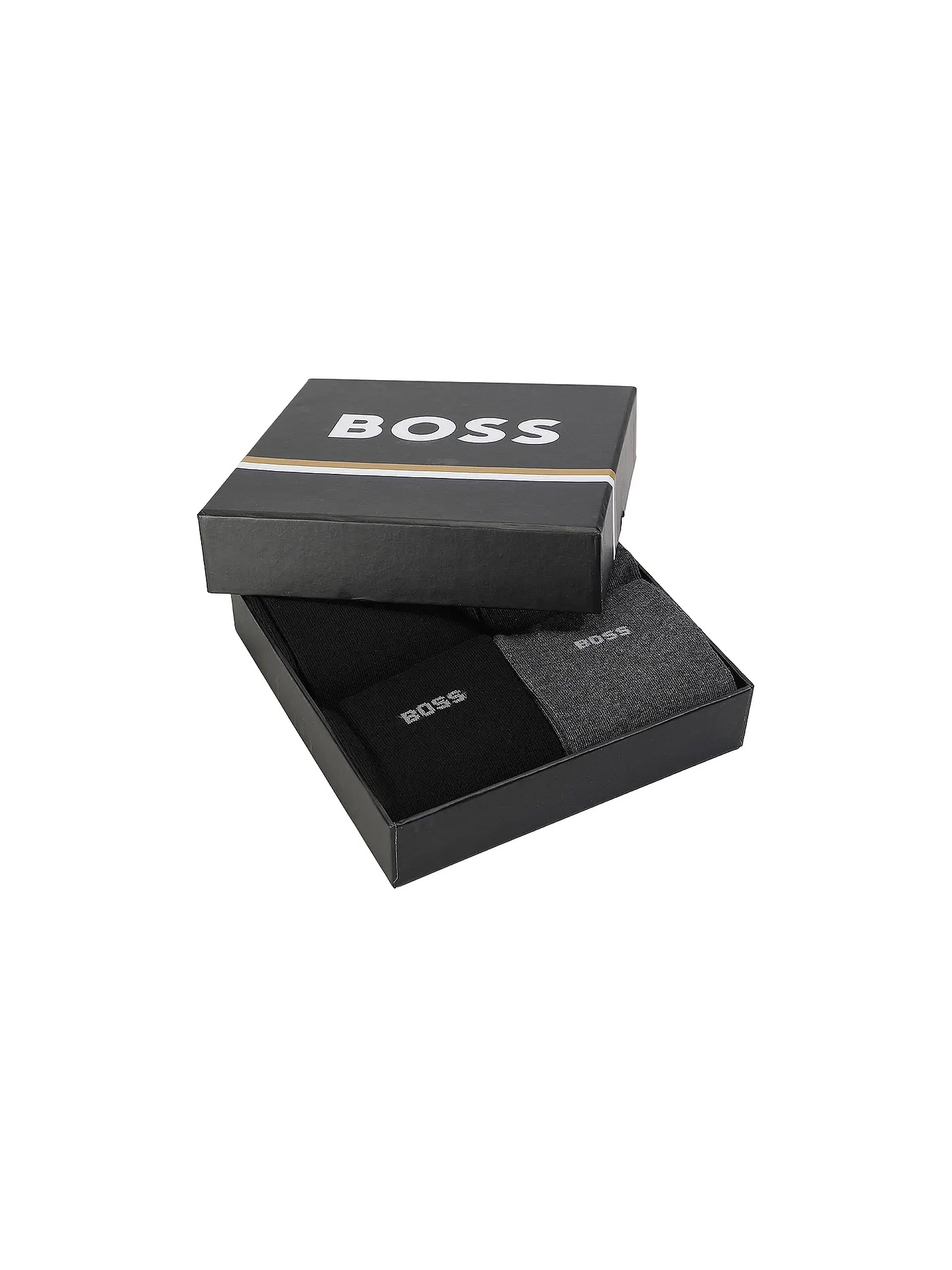 BOSS | Socken 4er Pkg. black  | schwarz