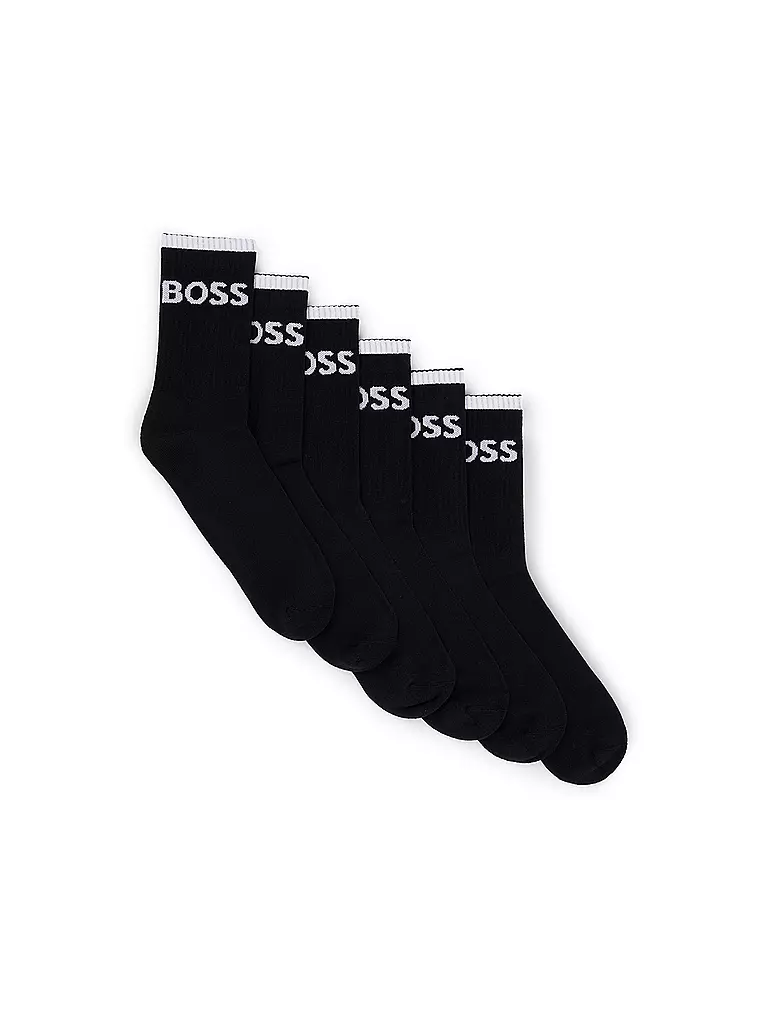 BOSS | Socken 6er Pkg. black | schwarz