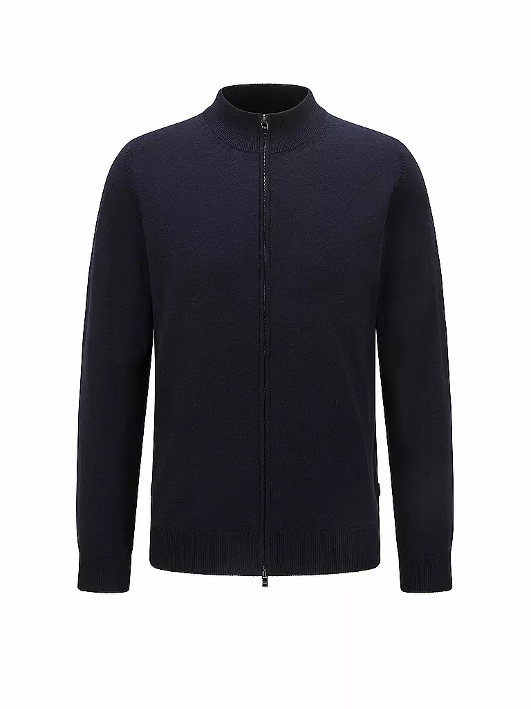 BOSS | Strickjacke Balonso  | dunkelblau