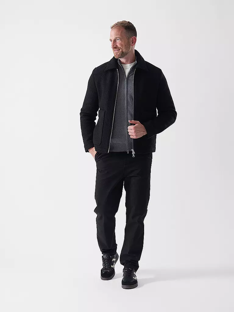 BOSS | Strickjacke BALONSO | grau