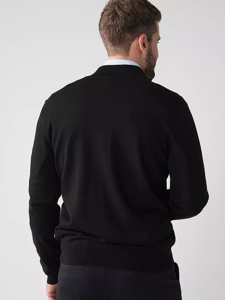 BOSS | Strickjacke Balonso | dunkelblau