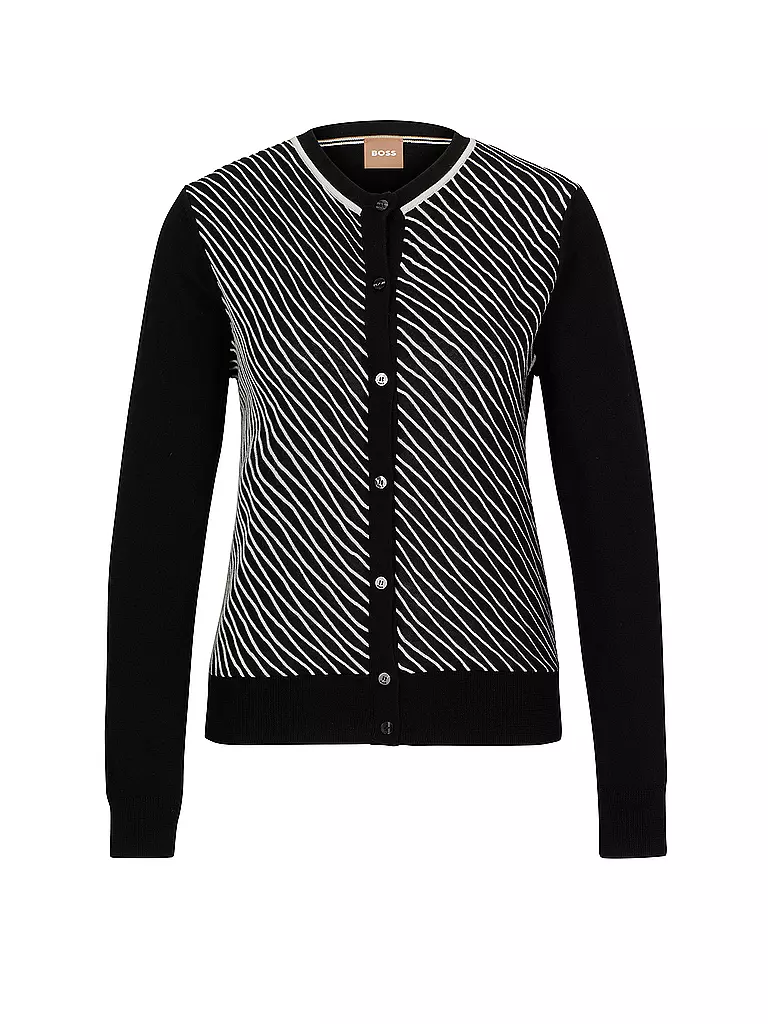 BOSS | Strickjacke FABOSA | schwarz