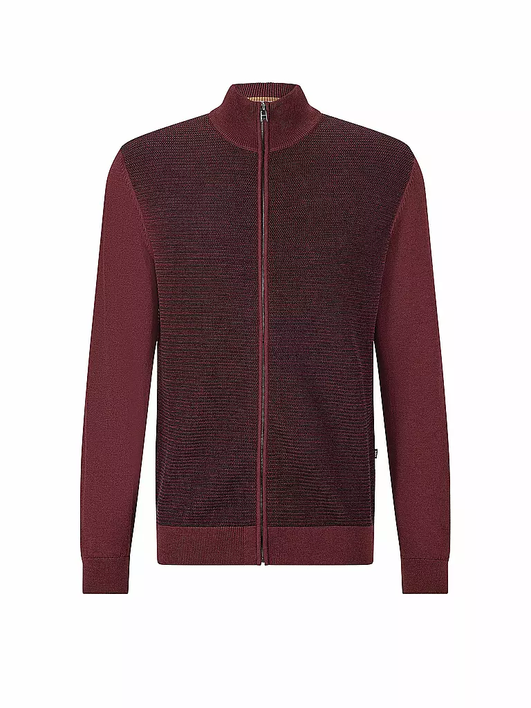BOSS | Strickjacke LADRIANO | rot